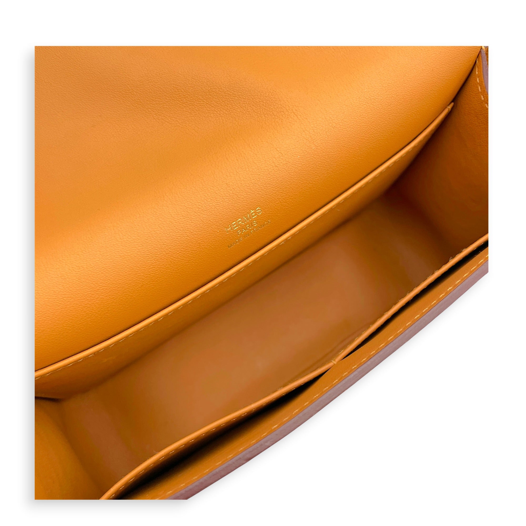 Geta Caramel in Chevre Mysore Gold hardware