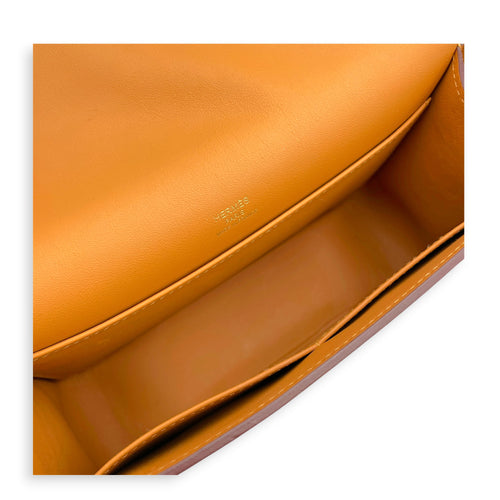 Geta Caramel in Chevre Mysore Gold hardware