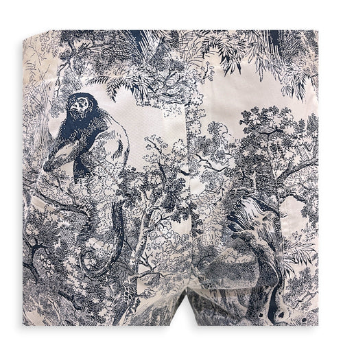Toile De Jouy Cotton Shorts  38 Blue Ready-To-Wear in Cotton CL2605-21559 3