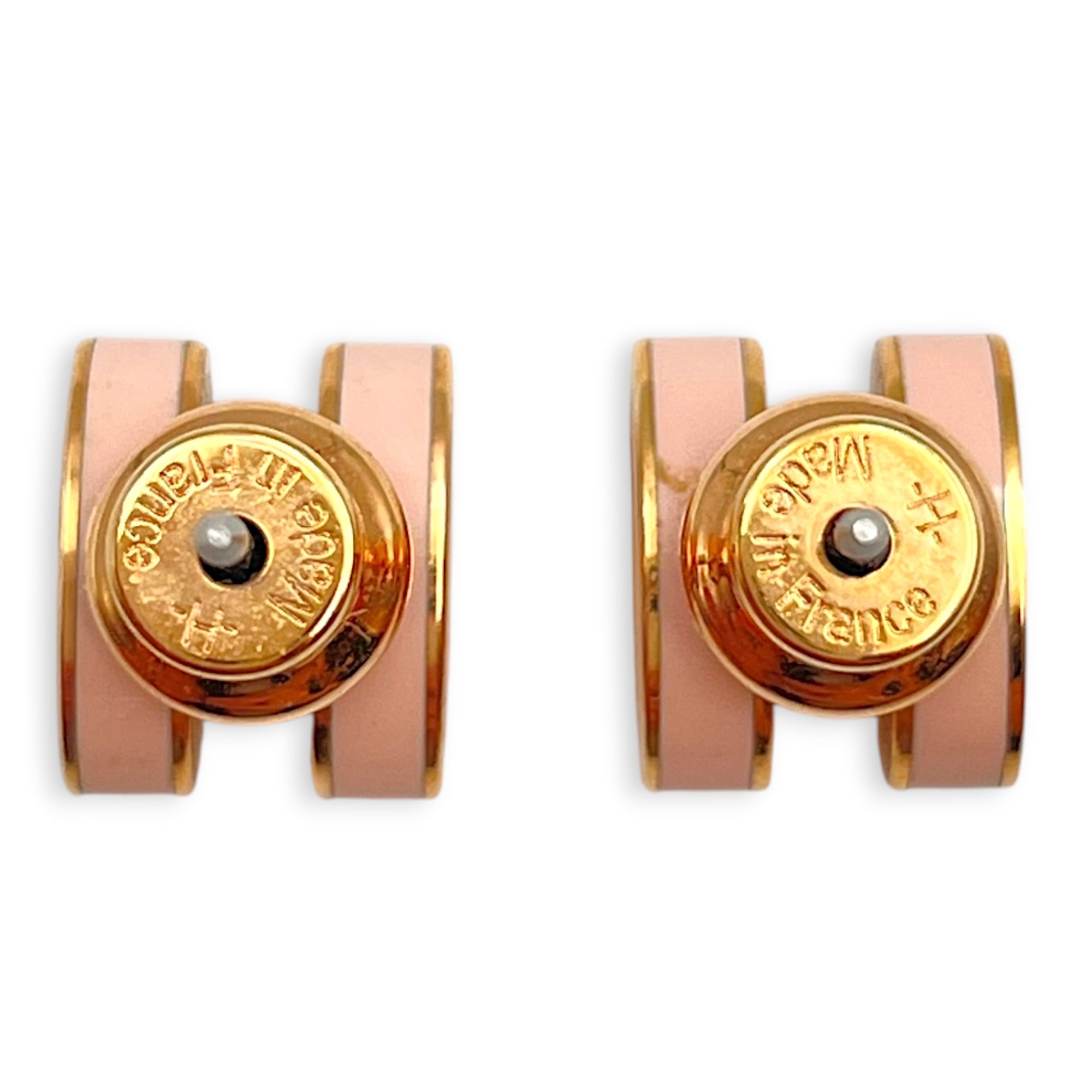 Mini Pop H Earrings Rose Dragee Earrings Rose Gold hardware