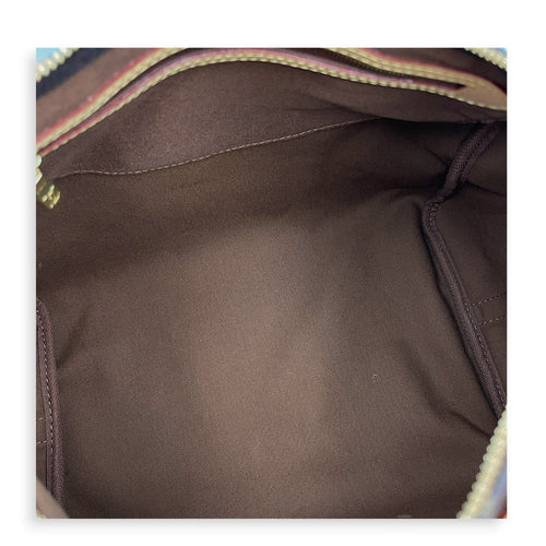 Speedy 30 Brown Top Handle Bag in Canvas Gold hardware CL2605-21574 7