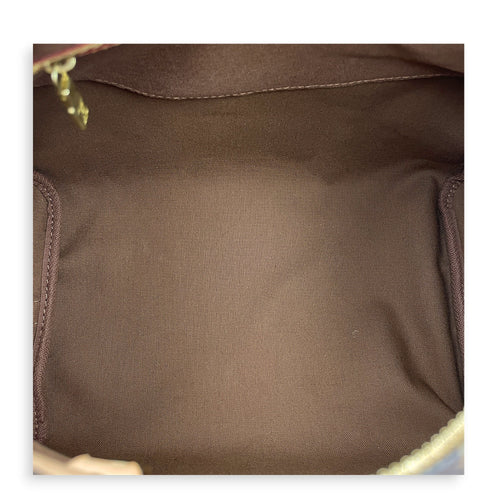 Speedy Brown Top Handle Bag in Canvas Gold hardware CL2605-21574 8