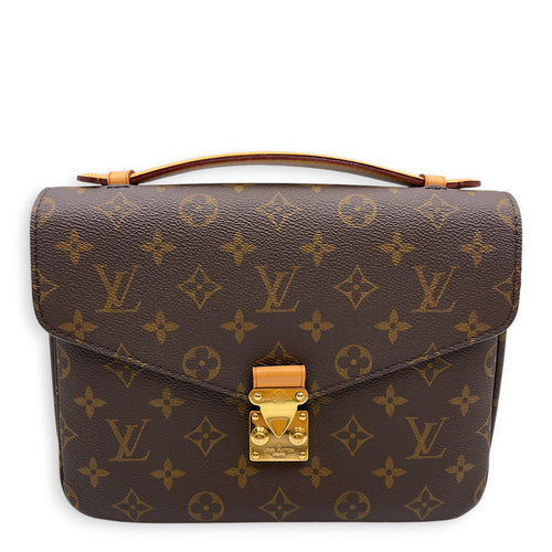 Metis Brown Crossbody Bag Gold hardware