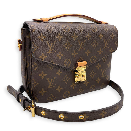 Metis Brown Crossbody Bag Gold hardware CL2605-21576 12