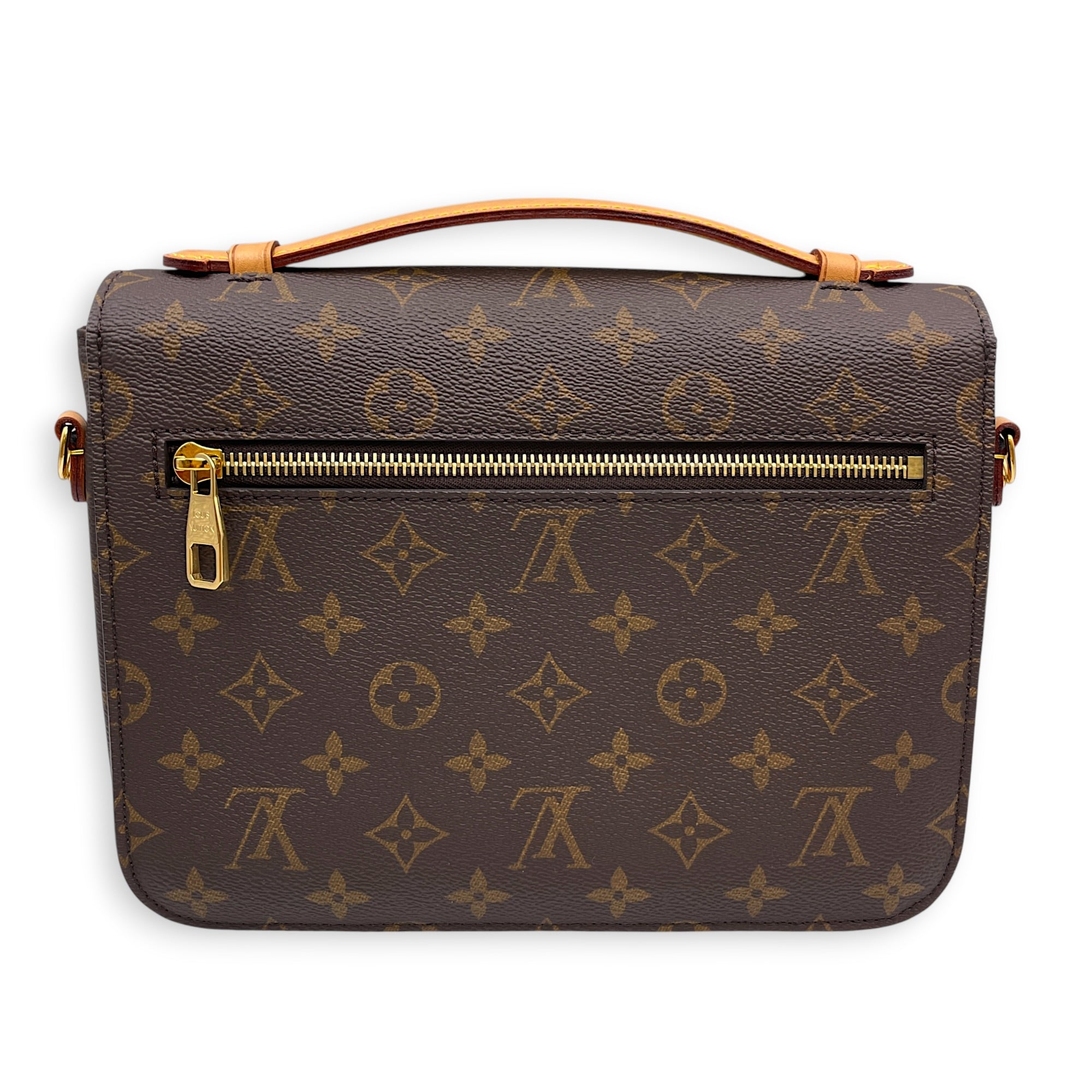 Metis Brown Crossbody Bag Gold hardware