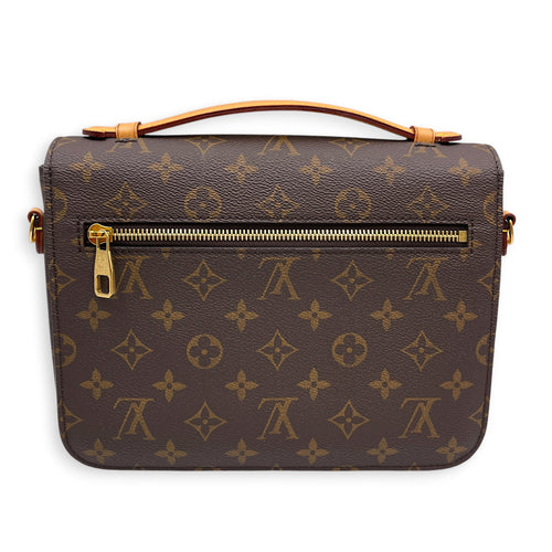 Metis Brown Crossbody Bag Gold hardware