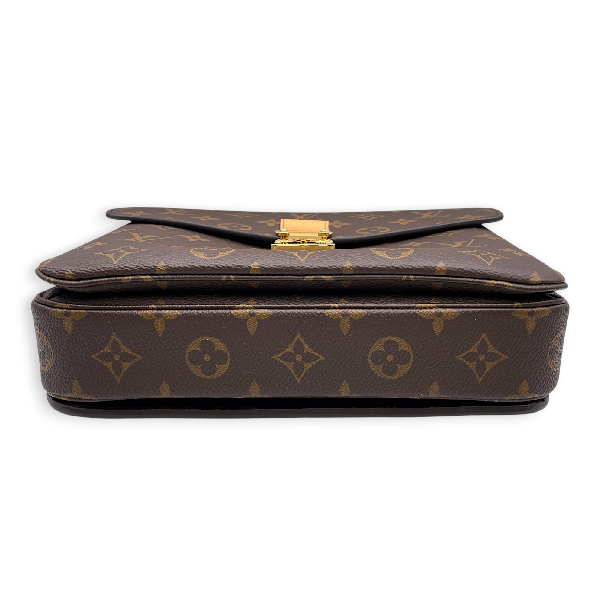 Metis Brown Crossbody Bag Gold hardware