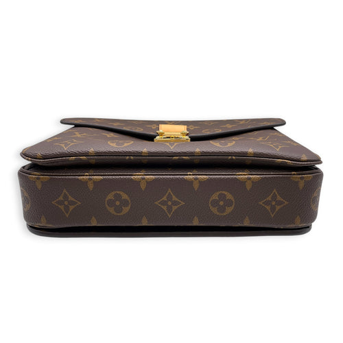 Metis Brown Crossbody Bag Gold hardware