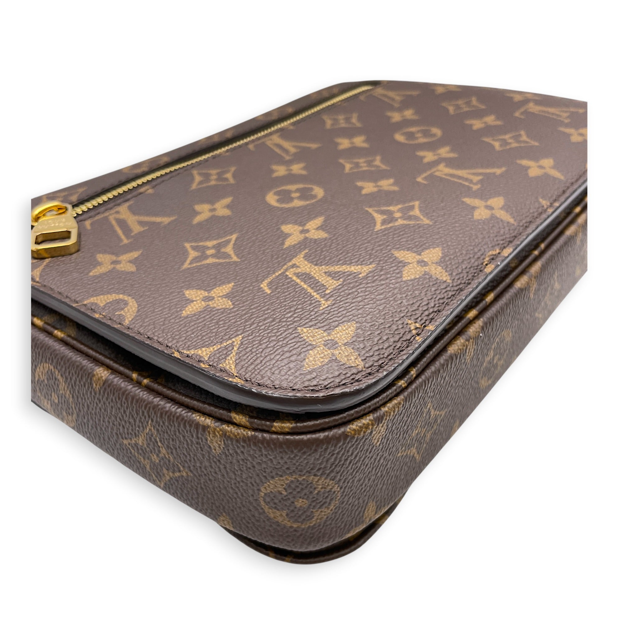Metis Brown Crossbody Bag Gold hardware