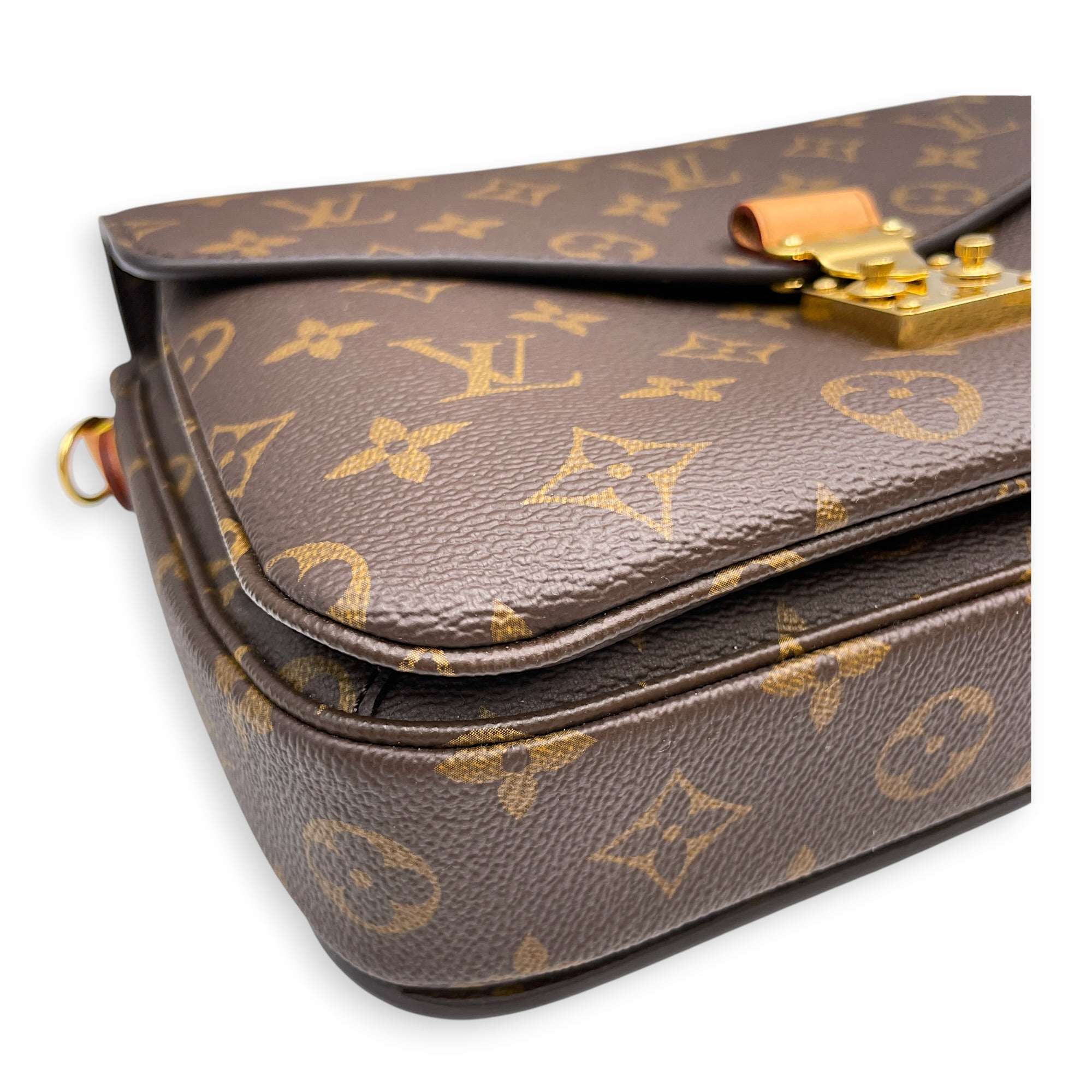 Metis Brown Crossbody Bag Gold hardware