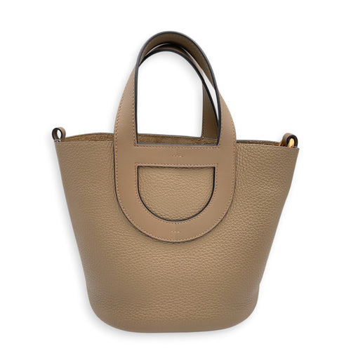 In the loop 18 Beige marfa in Swift/Clemence Gold hardware CL2605-21580 1