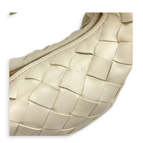 Candy Jodi 17cm  White Top Handle Bag in Nappa Leather Gold hardware CL2605-21583 10