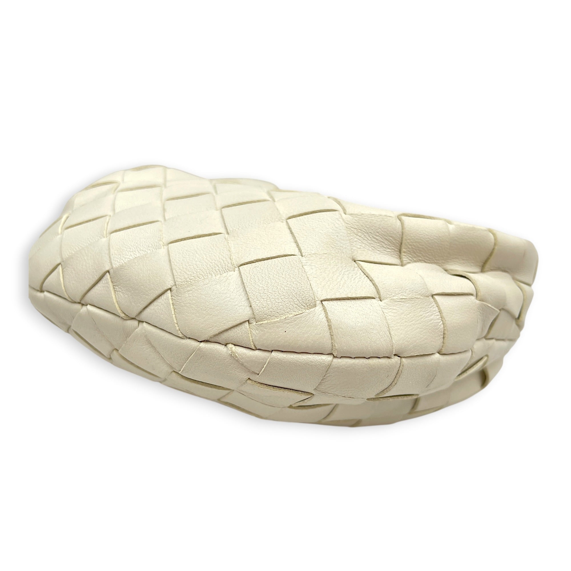 Candy Jodi 17cm  White Top Handle Bag in Nappa Leather Gold hardware CL2605-21583 12