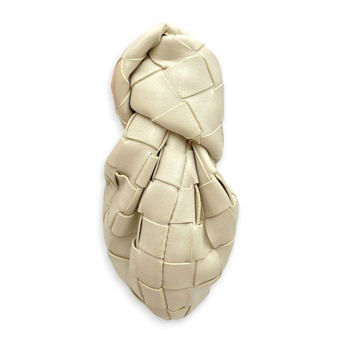 Candy Jodi 17cm  White Top Handle Bag in Nappa Leather Gold hardware CL2605-21583 3
