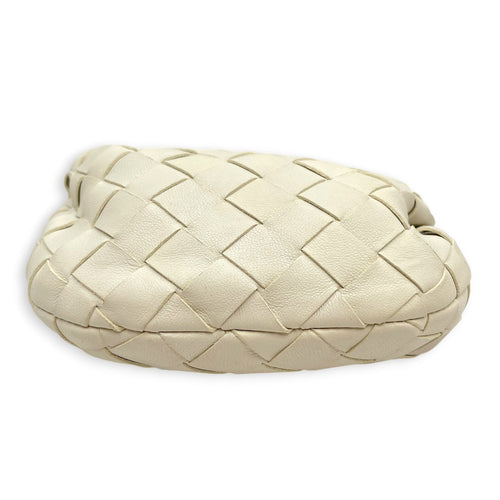 Candy Jodi 17cm  White Top Handle Bag in Nappa Leather Gold hardware CL2605-21583 5