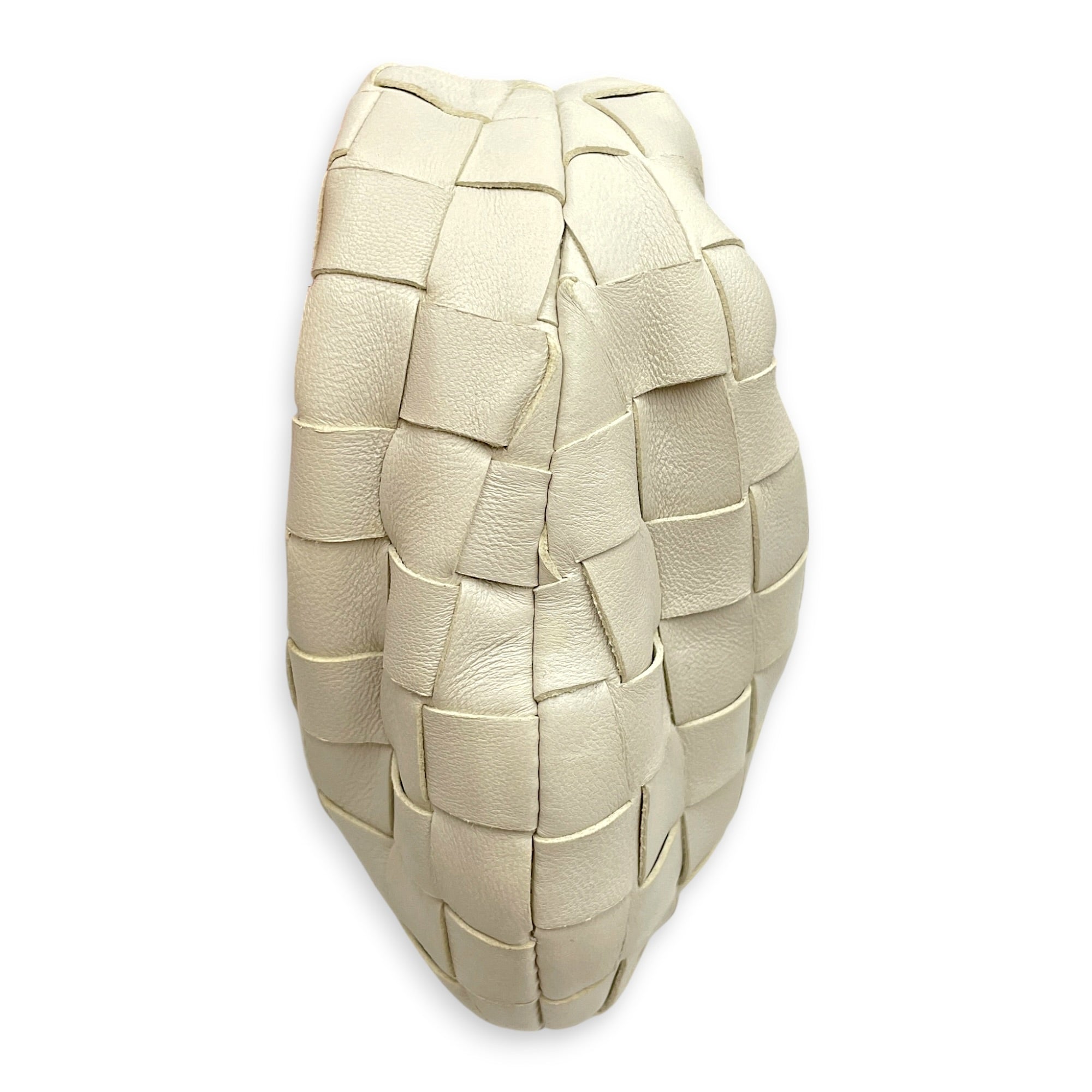 Candy Jodi 17cm  White Top Handle Bag in Nappa Leather Gold hardware CL2605-21583 6