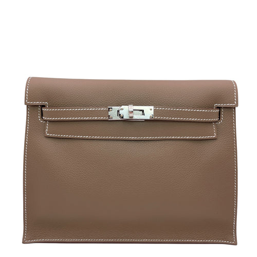 Kelly II Danse Etoupe in Evercolor Palladium hardware