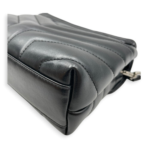 Toy Lou Lou Black Crossbody Bag in Calfskin Silver hardware CL2605-21587 12