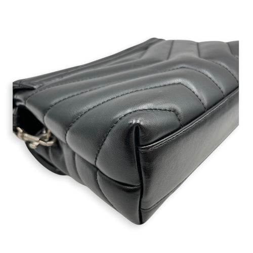 Toy Lou Lou Black Crossbody Bag in Calfskin Silver hardware CL2605-21587 13