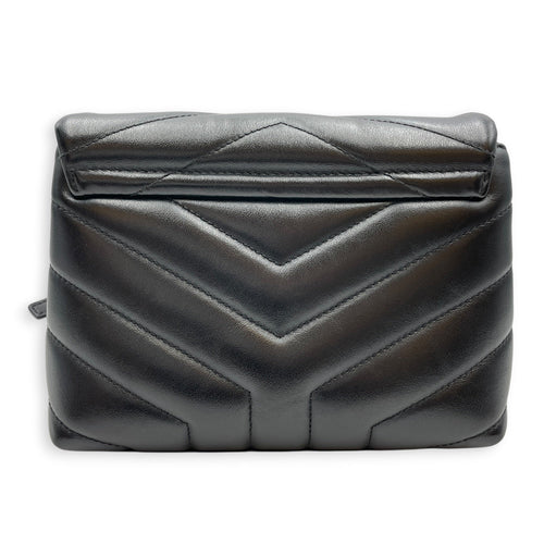 Toy Lou Lou Black Crossbody Bag in Calfskin Silver hardware CL2605-21587 2