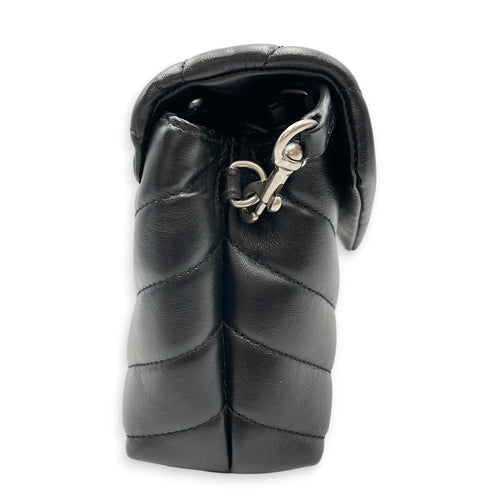 Toy Lou Lou Black Crossbody Bag in Calfskin Silver hardware CL2605-21587 7
