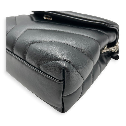 Toy Lou Lou Black Crossbody Bag in Calfskin Silver hardware CL2605-21587 9
