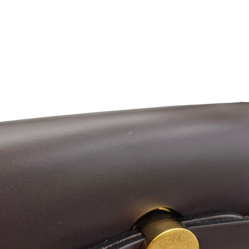 Herbag Alezan/Blue Outremer in Vache Hunter/Toile Gold hardware
