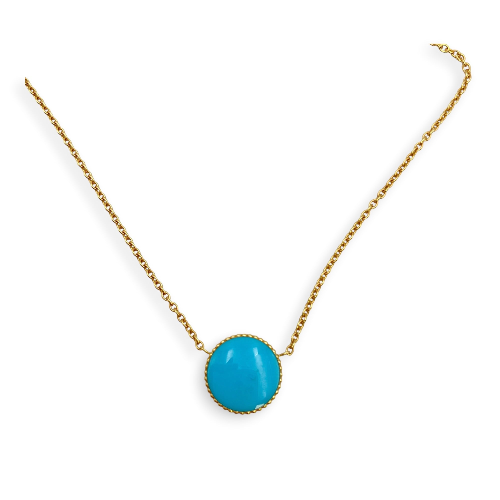 Rose Des Vents Necklace in Turquoise CL2605-21597 4