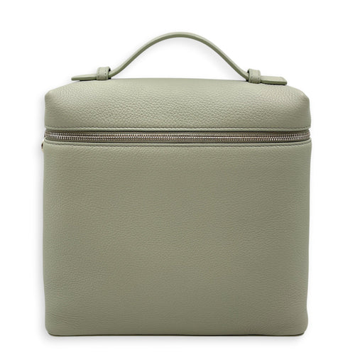 L23.5 Green Backpack in Calfskin Silver hardware CL2605-21605 1