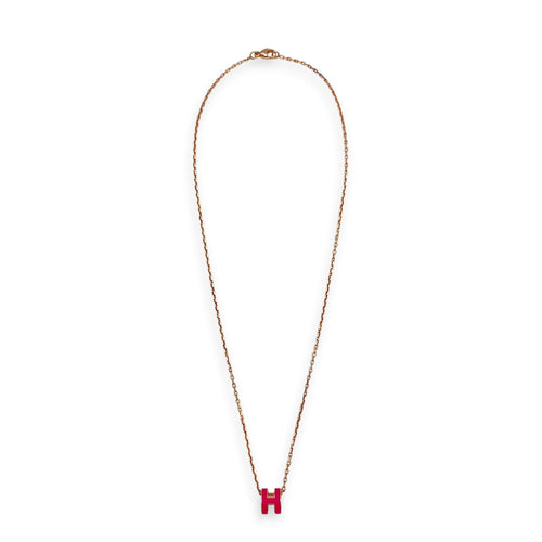 Mini Pop H Rose Extreme Necklace Rose Gold hardware CL2605-21608 1
