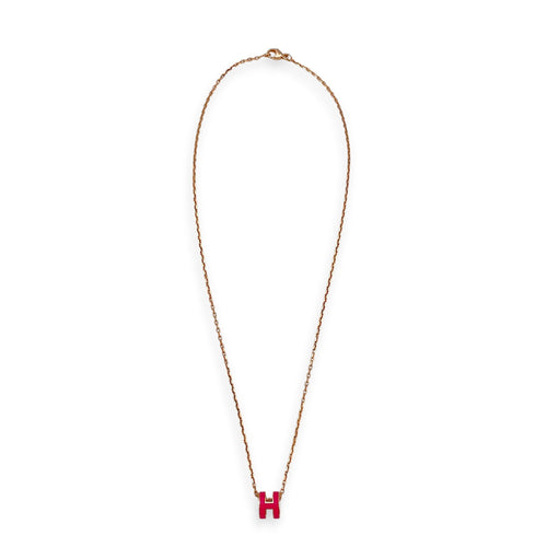 Mini Pop H Rose Extreme Necklace Rose Gold hardware CL2605-21608 2