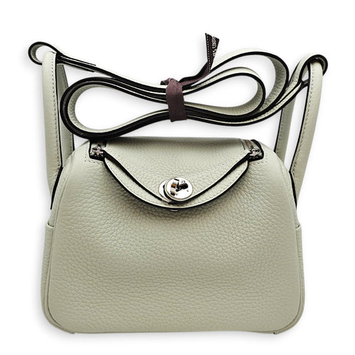 Lindy Mini Gris Neve in Clemence Palladium hardware CL2605-21616 1