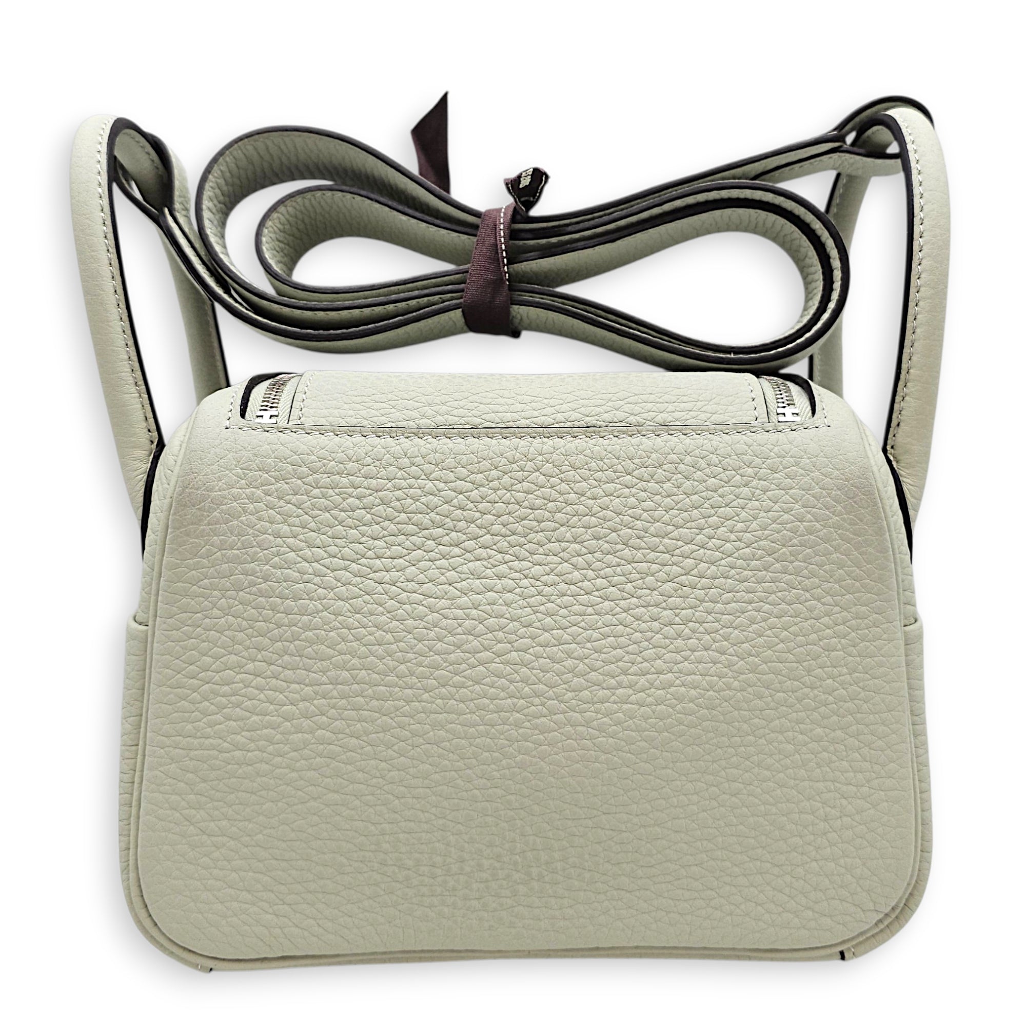 Lindy Mini Gris Neve in Clemence Palladium hardware CL2605-21616 2