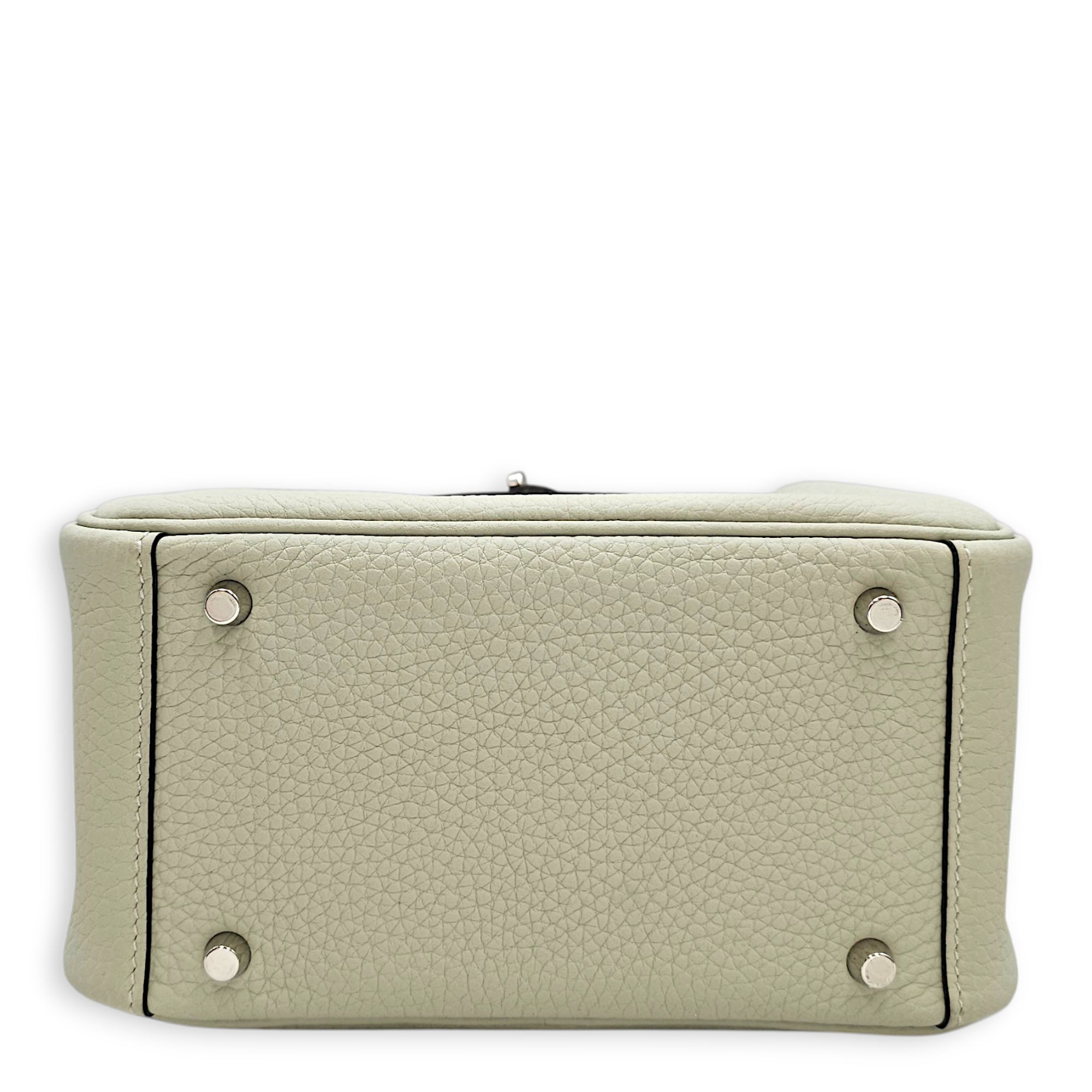 Lindy Mini Gris Neve in Clemence Palladium hardware CL2605-21616 5