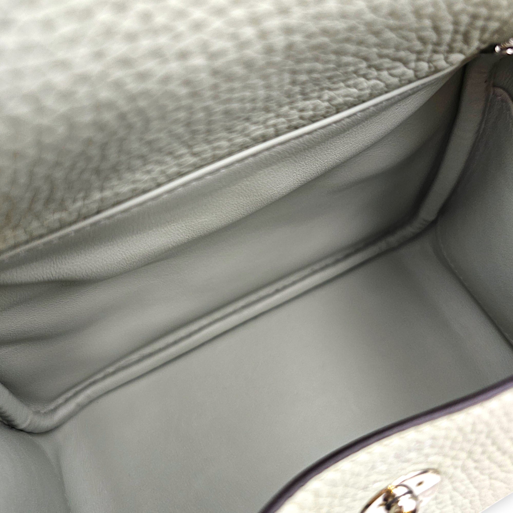 Lindy Mini Gris Neve in Clemence Palladium hardware CL2605-21616 6