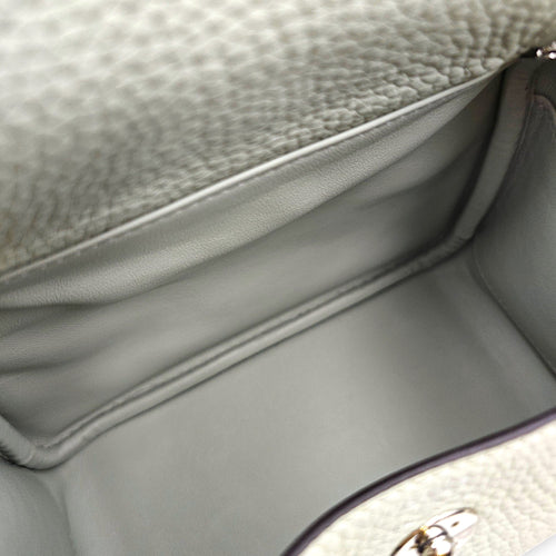 Lindy Mini Gris Neve in Clemence Palladium hardware CL2605-21616 6