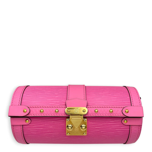 Papillon Trunk Pink Crossbody Bag in Epi Leather Gold hardware CL2605-21620 1