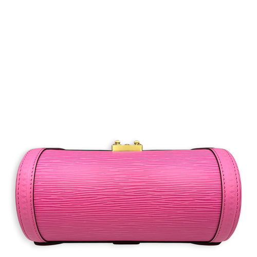 Papillon Trunk Pink Crossbody Bag in Epi Leather Gold hardware