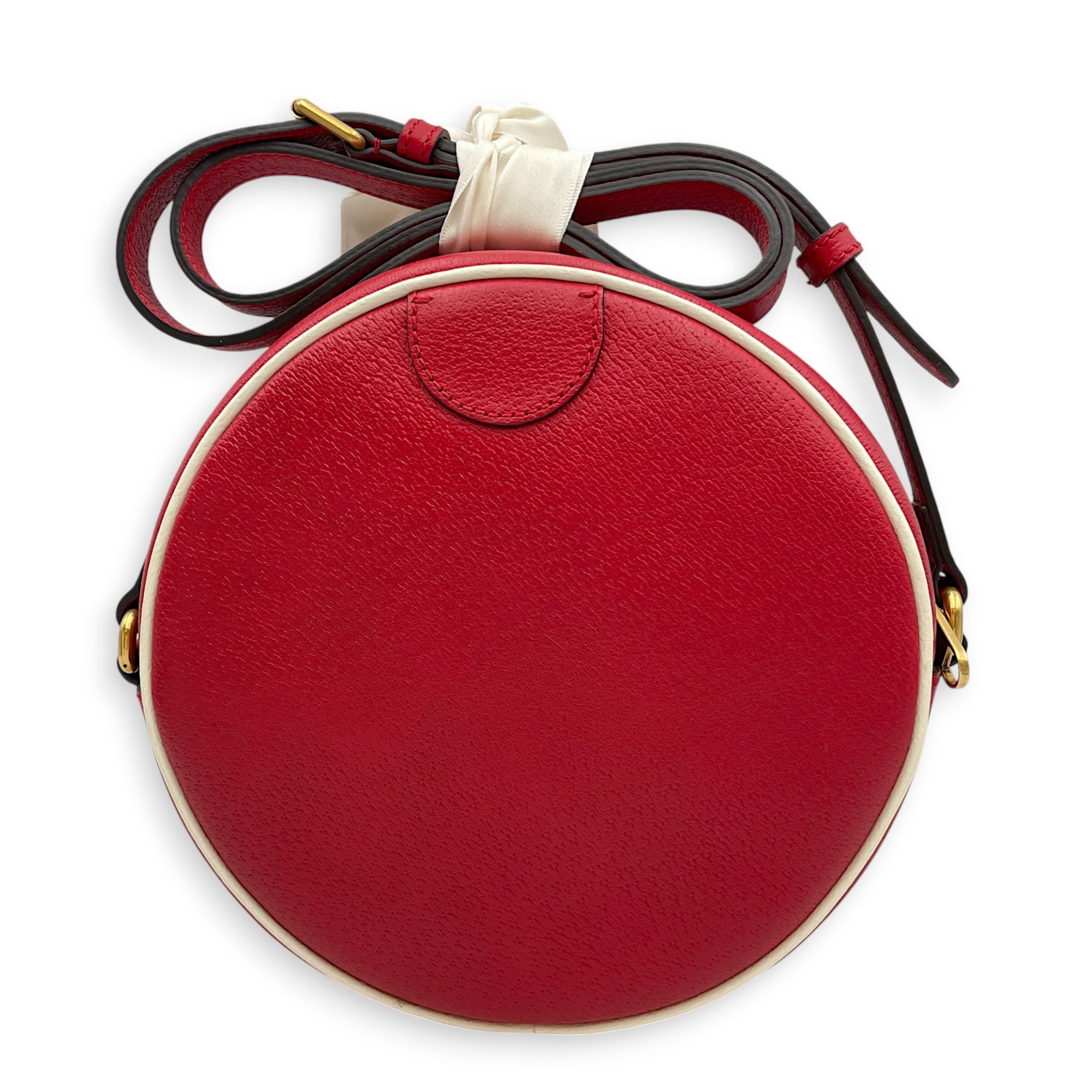 GG x Adidas Ophidia Red Crossbody Bag in Calfskin Gold hardware CL2605-21622 2