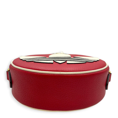 GG x Adidas Ophidia Red Crossbody Bag in Calfskin Gold hardware CL2605-21622 5