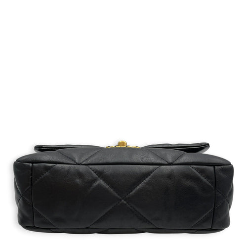 C19 Black Shoulder Bag in Goat Leather Mixed hardware CL2605-21624 5