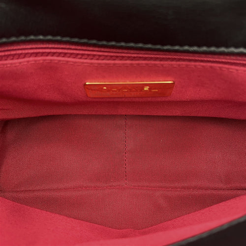 C19 Black Shoulder Bag in Goat Leather Mixed hardware CL2605-21624 6