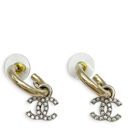 CC Dangling Earrings with Crystals Gold hardware CL2605-21625 1