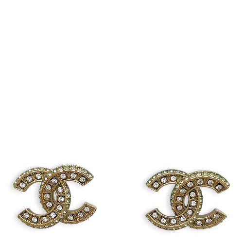 CC Stud Earrings Gold Earrings Gold hardware