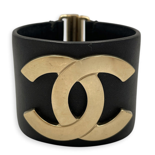 CC Cuff Bracelet Size S Black Bracelet Gold hardware CL2605-21634 1