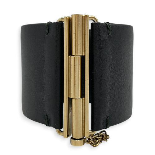 CC Cuff Bracelet Size S Black Bracelet Gold hardware CL2605-21634 2
