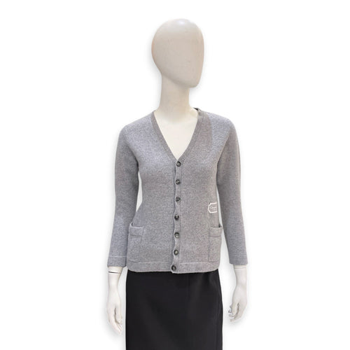 Cardigan Size  13 Grey Ready-To-Wear in Wool CL2605-21638 1