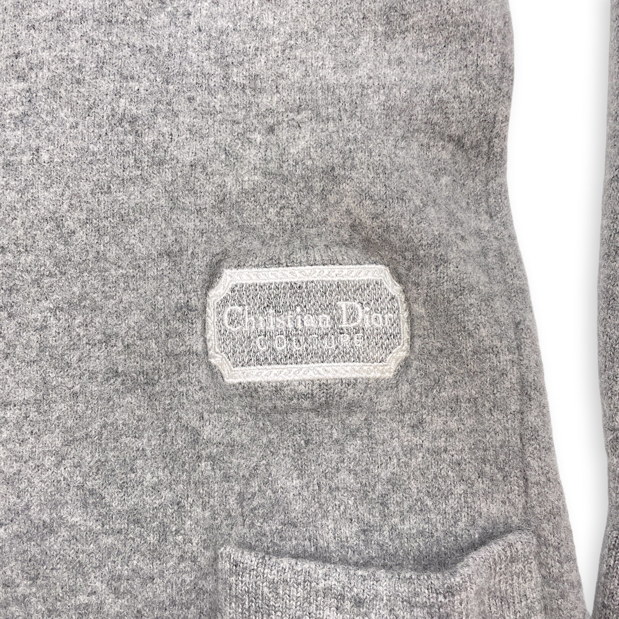 Cardigan Size  13 Grey Ready-To-Wear in Wool CL2605-21638 4