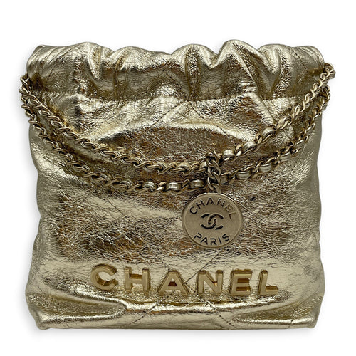 Mini C22 Gold Crossbody Bag in Metallic gold CL2605-21644 1