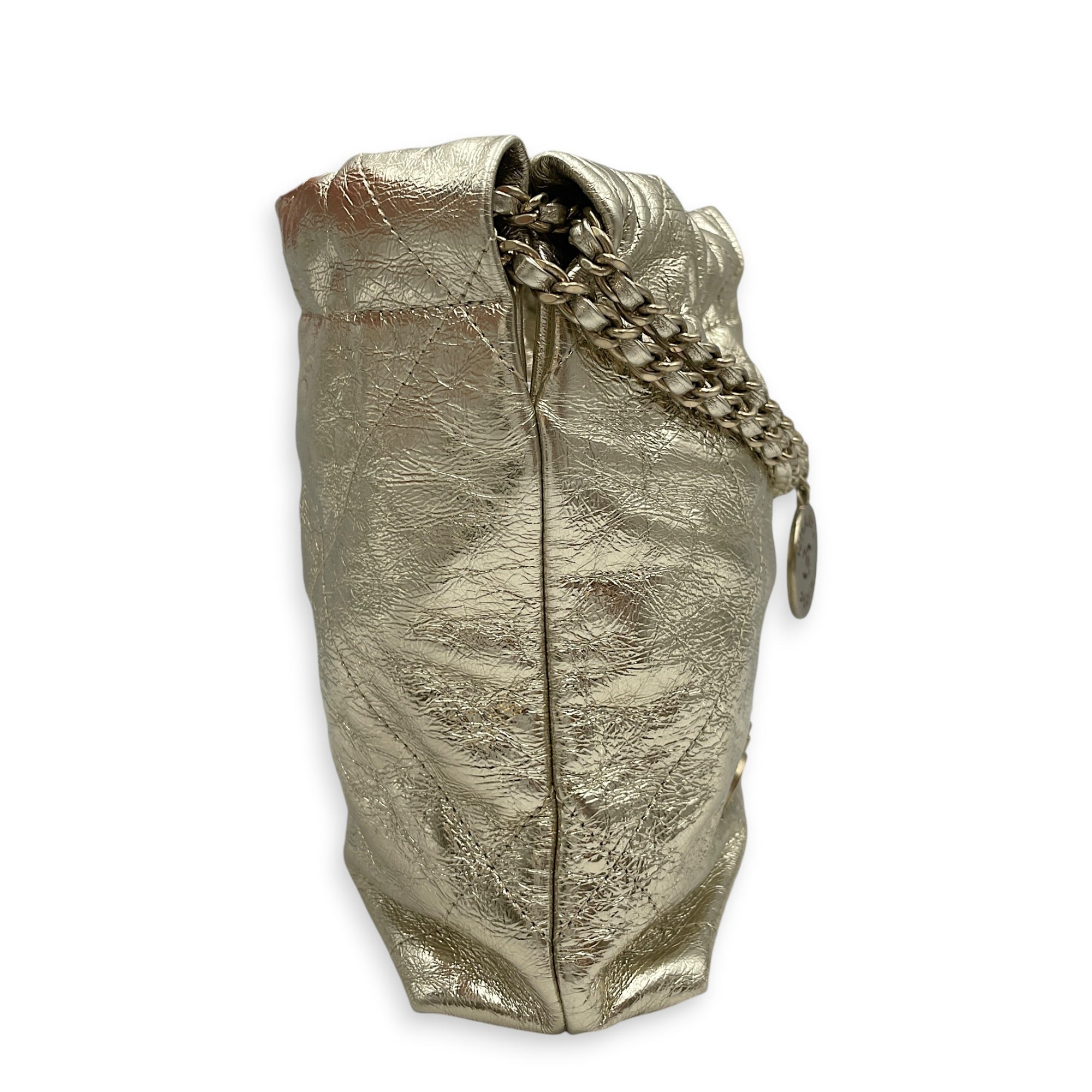 Mini C22 Gold Crossbody Bag in Metallic gold CL2605-21644 3